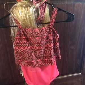 Hula girl costume